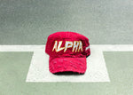 DEEP RED ALPHA CAP